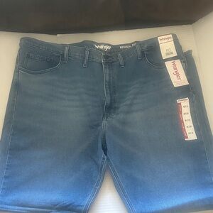 Wrangler Men's Relaxed Fit Denim Jeans regular size 48X34